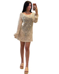 Seashell Mesh Coverup