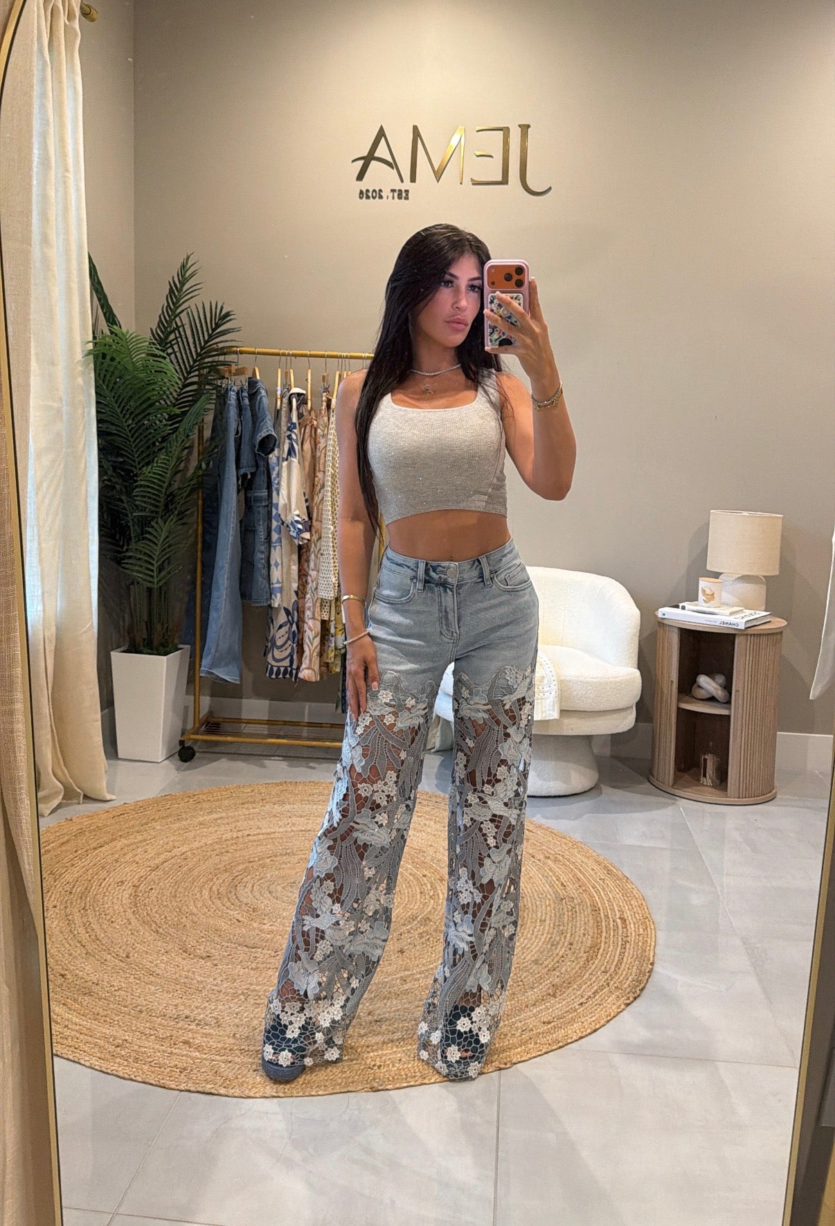 Amour Lace Jeans