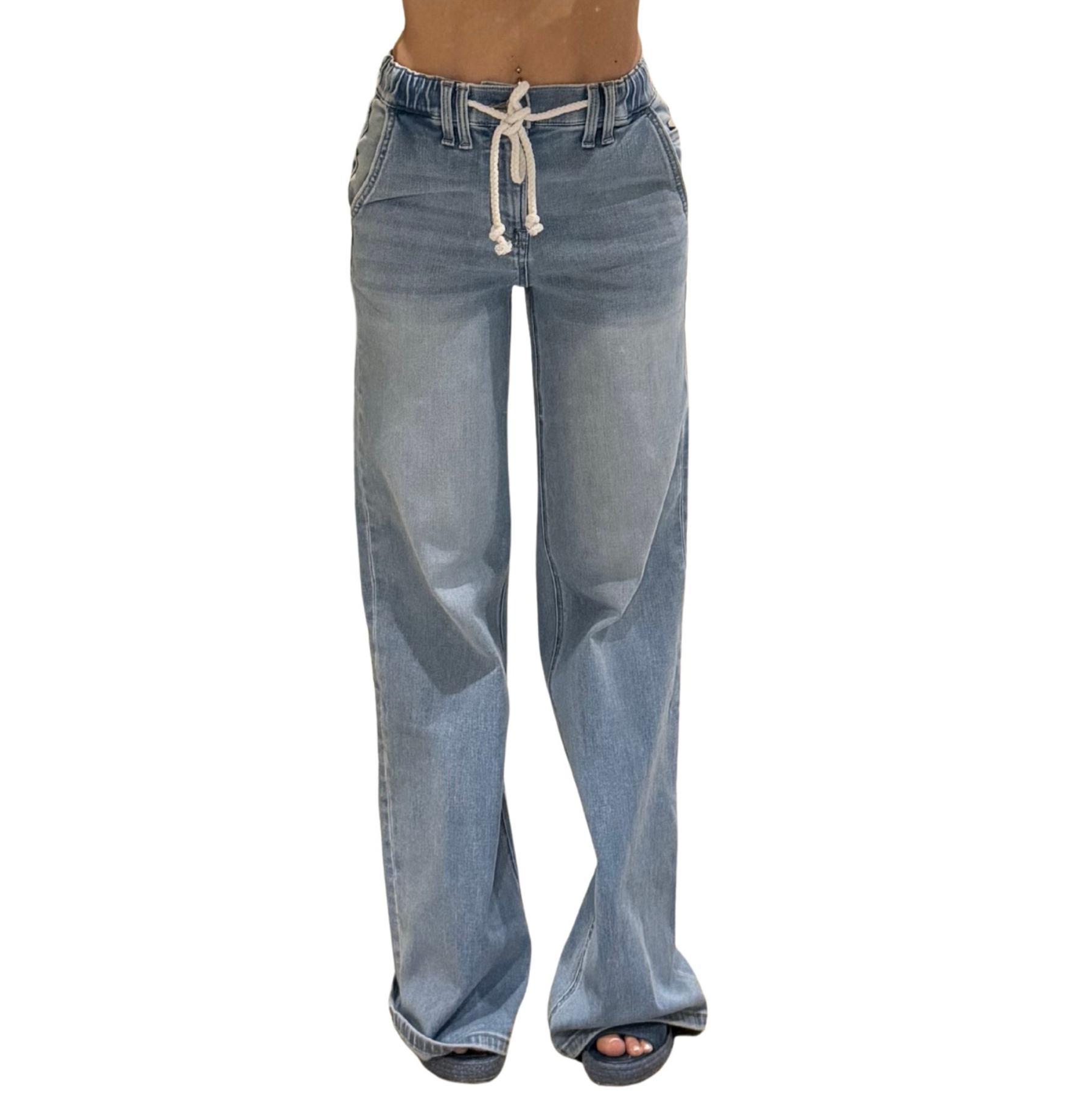 Remy Drawstring Jeans