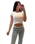 Ribbed Basic Tee